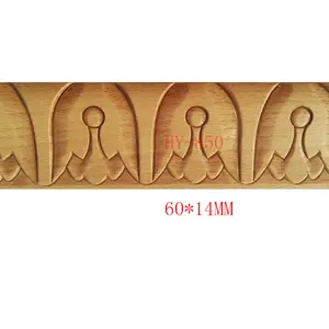 Резные молдинги из массива бука в европейском стиле, украшения мебели, украшения дома, деревянные молдинги - Product Image 2