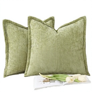 Edge Press Thick Cotton Pillowcase Removable Washable Solid Knitted Pillow Covers Beige Cushion Case High Quality Bohemian Style - Product Image 6