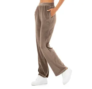 Women Long Pants Velvet High Waist Wide Leg Pants Plus Size Casual Loose Pants And Trousers