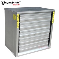 Ventilateur d'échappement mural en acier inoxydable de 750mm Extracteur de pression négative Ventilation Refroidissement pour ferme avicole