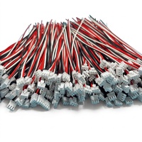 Kabel Konektor Rakitan Kabel JST XH 2.54mm Kustom dengan Ujung Berlapis Timah PVC untuk Papan PCB, Peralatan Rumah Tangga, dan Lampu LED