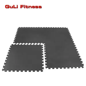 Guli Fitness Eco-Friendly Durable Anti-slip Custom Color and Logo EVA Gym Floor Mat Eva Foam Gym Mat Puzzle Mat in 60x60x1.2cm
