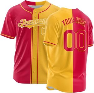 Tontons fábrica personalizada bordado juvenil malla liso béisbol Jersey uniforme camisas cuello en V ángeles sublimación al por mayor en blanco para hombre - Product Image 6