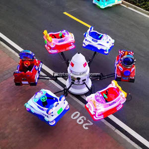 Parco cittadino strutture giochi per bambini incandescente elettrico ruotando su e giù per piccoli bambini aerei che guidano giostre Game Plaza - Product Image 4