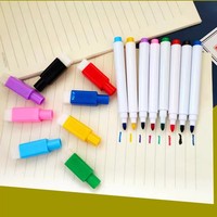 Nouveaux stylos marqueurs effaçables pour tableau blanc, pas d'encre noire magnétique, sans aimant