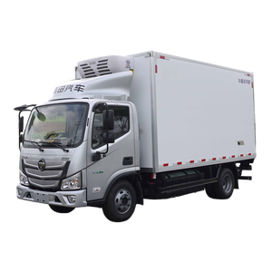 Camion frigorifique mini CNG Foton 4X2 directement de l'usine pour la livraison de produits alimentaires et de produits frais en chaîne du froid - Product Image 1
