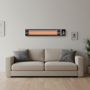 <span class=keywords><strong>Chauffage</strong></span> mural électrique extérieur télécommandé 1500W, panneau métallique, <span class=keywords><strong>chauffage</strong></span> par bande, infrarouge lointain, installation autonome - Product Image 5