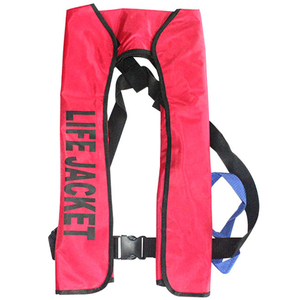 <span class=keywords><strong>Gilet</strong></span> <span class=keywords><strong>de</strong></span> <span class=keywords><strong>sauvetage</strong></span> auto-gonflable pour adultes, homologué USCG, en nylon Oxford enduit <span class=keywords><strong>de</strong></span> TPU <span class=keywords><strong>150N</strong></span>, avec fixation au cou pour bouteille <span class=keywords><strong>de</strong></span> dioxyde <span class=keywords><strong>de</strong></span> carbone, pour usage marin et naval - Product Image 1