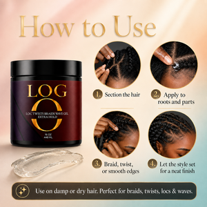 Gel coiffant extra fort pour tresses, torsades, cornrows et bordures, fixation forte pour tous types de cheveux, 16 oz (64 oz) - Product Image 6