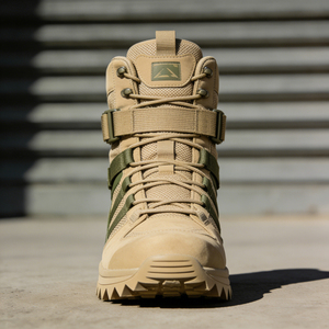 รองเท้าบูทแบบผูกเชือกสำหรับผู้ชาย รุ่น Custom Desert <span class=keywords><strong>Tactical</strong></span> ระบายอากาศได้ดี กันน้ำ เหมาะสำหรับเดินป่ากลางแจ้ง (รับผลิตแบบ OEM/ODM) - Product Image 4