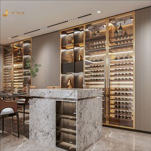 Separador de Ambientes Interior de Lujo de Acero Inoxidable EX379, Pantalla de Acero Inoxidable con Corte Láser Personalizado para Áreas Públicas - Product Image 3