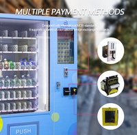 Vente chaude 24 heures Distributeur automatique Snacks et boissons & Combo Distributeur automatique Acheter des distributeurs automatiques japonais