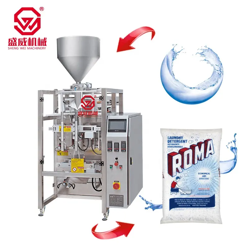 Shengwei الآلات عالية السرعة السائل الشامبو حمام تبيض غسل الغسيل آلة تغليف المنظفات
