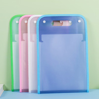 Porte-documents extensible vertical en plastique A4, blanc, bleu, vert, rose, organiseur de documents en accordéon, pochette pour documents en accordéon