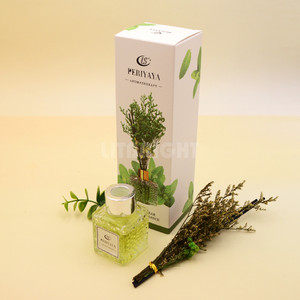 50ml <strong>Square</strong> Embossed Clear Color Liquid <strong>Diffuser</strong> with Dried Flower Eco-Friendly Fiber Stick Fragrance - Product Image 4