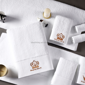 100% katun bintang lima logo kustom Hotel diperbesar dan menebal 700 gram handuk mandi besar mewah - Product Image 2