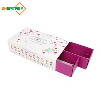 Boîte cadeau en papier personnalisée pour macarons et biscuits de pâtisserie, avec tiroir coulissant