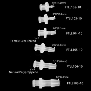 Nhựa ống tiêm nữ luer nối ống thép gai vách ngăn Doanh luer khóa phù hợp y tế luer khóa kết nối - Product Image 6