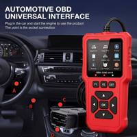 Escáner OBD2 USB V919 Rojo Actualizado 2026, Lector Profesional de Códigos de Luz de Advertencia del Motor para Todos los Vehículos con Protocolo OBD II de 1996 en Adelante