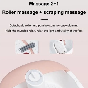 Custom logo Electric Foot Spa Massage Basin Pedicure <b>Bath</b> Bucket Massager <b>Machine</b> with Heating - Product Image 6