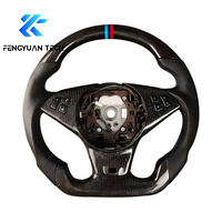 Volant en cuir personnalisé avec LED et fibre de carbone forgée pour BMW E60 E63 M6 M5 E61 E64 525i 530 630 650 Série 5 Série 6
