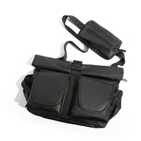 Sac bandoulière pour ordinateur portable Fuliya personnalisé avec compartiment extensible, imperméable, grande capacité, pour les voyages et le travail