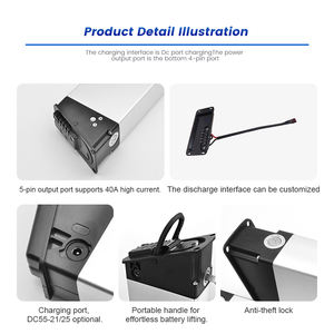 52V 10Ah 13Ah 交換用バッテリー 2022年新型EP-2 Proアップグレードバージョンバイク用内蔵バッテリー ALX009 16AH 17.5AH - Product Image 3