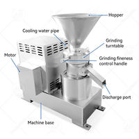 Nouvelle ligne de Production de chocolat de cacao de barre de haricot de broyeur de moulin colloïdal chocolat de poudre de cacao faisant la Machine pour l'écrou
