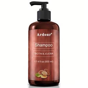 Shampoo nourrissant et hydratant à l'huile de coco liquide 500ml pour cheveux secs et abîmés, apaisant, anti-frisottis, lissant, anti-alopécie, stimulant la croissance des cheveux - Product Image 1