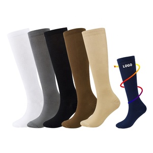 Wholesale OEM <strong>Long</strong> Knee High Anti-Slip Sweat Pressure <strong>Socks</strong> <strong>Men</strong> Unisex Business Running Sports Custom Logo Compression <strong>Socks</strong> - Product Image 1