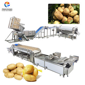Ligne de traitement industrielle personnalisée pour pommes de terre, <span class=keywords><strong>machine</strong></span> de lavage et de nettoyage des pommes de terre boueuses - Product Image 1