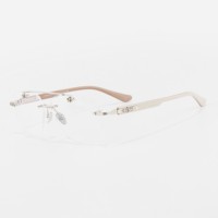 Montures de lunettes de vue sans monture à double pont en bois, magnétiques, progressives, multifocales, pour cuisine, vente en gros en Chine