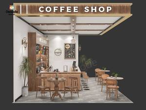Mostrador de Cafetería para Panadería, Kiosco de Café Personalizado, Vitrina de Exhibición para Centro Comercial, Diseño Interior de Cafetería, Decoración de Cafetería - Product Image 5