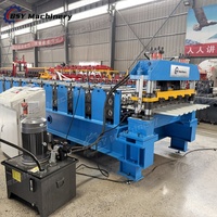 Línea Automática de Alta Velocidad para Formar Rollos de Techo Trapezoidal de Acero Inoxidable C18, Máquina de Paneles de Techo Metálicos IBR de Alta Resistencia con Rodamientos