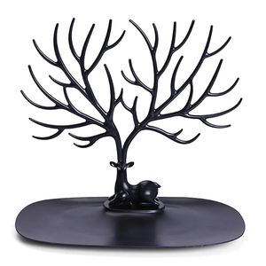Plastic Eco-friendly Modern Jewelry Accessories <b>Tree</b> Tray Necklace Bracelet Earrings Display Stand Holder <b>Jewellery</b> Hanging Rack - Product Image 1