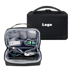 Sac de rangement étanche avec fermeture éclair pour câbles de chargeur MacBook, cordons de disque dur, organiseur électronique OEM - Product Image 1
