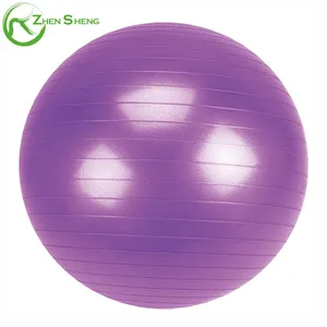 Zhensheng Pvc 55Cm 65Cm 75Cm Custom Logo En Kleur Opblaasbare Fitness Zwitserse Bal Oefening Yoga Bal Groothandel