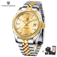 Montre mécanique pour homme PAGANI DESIGN PD-1645, montre automatique de luxe, bracelet Jubilee, mouvement étanche 100 m, montre sport