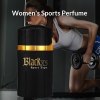 Parfum sport pour femme Jinbati, notes boisées aromatiques, frais, longue tenue, parfum léger, 75 ml, format voyage, vaporisateur