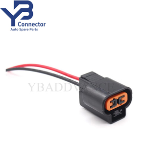 2 Pin KUM PB625-02027 Car Fog <strong>Lamp</strong> Wiring Harness ABS Transducer Plastic Housing Fit Compatible PB621-02020 - Product Image 2