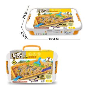 Jeu de construction de <span class=keywords><strong>sable</strong></span> Kit de construction de château de plage <span class=keywords><strong>bac</strong></span> à <span class=keywords><strong>sable</strong></span> sensoriel magique avec couvercle pour garçon fille enfant tout-petits - Product Image 6