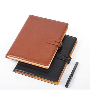 Cahiers A5 personnalisés avec logo, reliure à feuilles mobiles, couverture en papier cousu pour le bureau ou l'école - Product Image 1