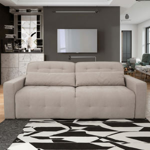 Sofá Cama Plegable de Tela Moderna Nisco, Personalizable, para Dormitorios Pequeños, Salas de Estar y Apartamentos - Product Image 1