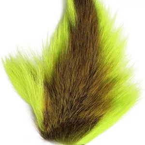 Grandi Northen Bucktails Long Strand Dyed Deer Hair Streamers inghers Clousers Bass Jigs Fly Fishing materiali di legatura (B10)