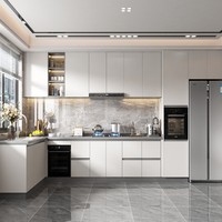 Cuisine en bois massif de chêne sur mesure, design de toute la maison, luxueuse, de haute qualité, écologique, multifonctionnelle, imperméable
