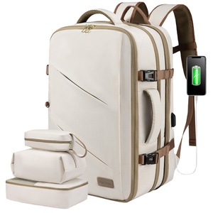 NOUVEAU 2024 YCH <span class=keywords><strong>Sac</strong></span> à dos de <span class=keywords><strong>voyage</strong></span> 4 pièces/ensemble, imperméable, extensible, <span class=keywords><strong>40L</strong></span>, approuvé par la TSA, grand <span class=keywords><strong>sac</strong></span> à dos pour ordinateur portable avec USB, unisexe - Product Image 1