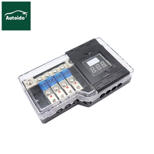 Blok Distribusi Sekring 4 Sirkuit Tugas Berat Ground Lug AFS Mini ANL Standar untuk Amplifier Audio Mobil, Kendaraan Jalan Raya, dan Peralatan Kapal - Product Image 1