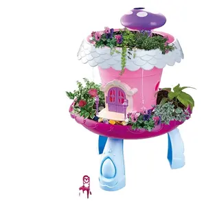 My Fairy Garden Kit DIY Assembly Outdoor Garden Toys for Kids Best Fairy Gardening Gift Grow Magic Flowers and Plants Indoor