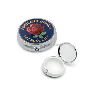 Porte-clés personnalisé avec impression souvenir San Antonio River Walk, petite boîte à pilules pratique pour usage personnel - Product Image 4