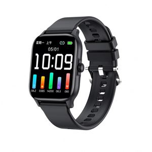 Montre connectée unisexe M1 IOS avec écran haute résolution pour appels, surveillance de la fréquence cardiaque, résistance à l'eau 3BAR, bracelet en gel de silice, sport - Product Image 5